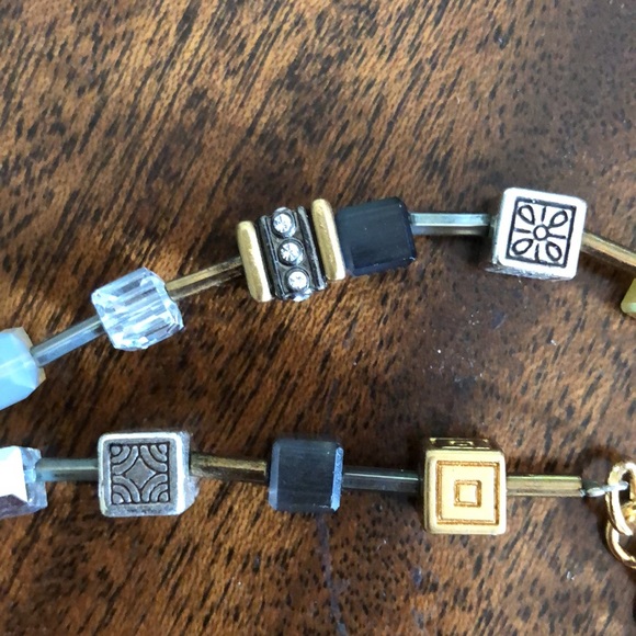 Rare and retired Brighton SILENT CODE choker necklace and earrings - Picture 6 of 9